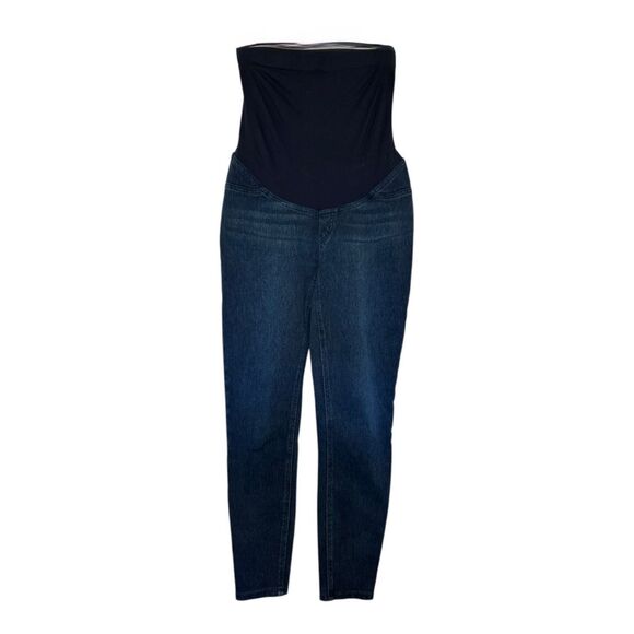 SPANX women's size medium maternity Mama Ankle Jeanish Twilight Rinse jeans - Picture 3 of 13